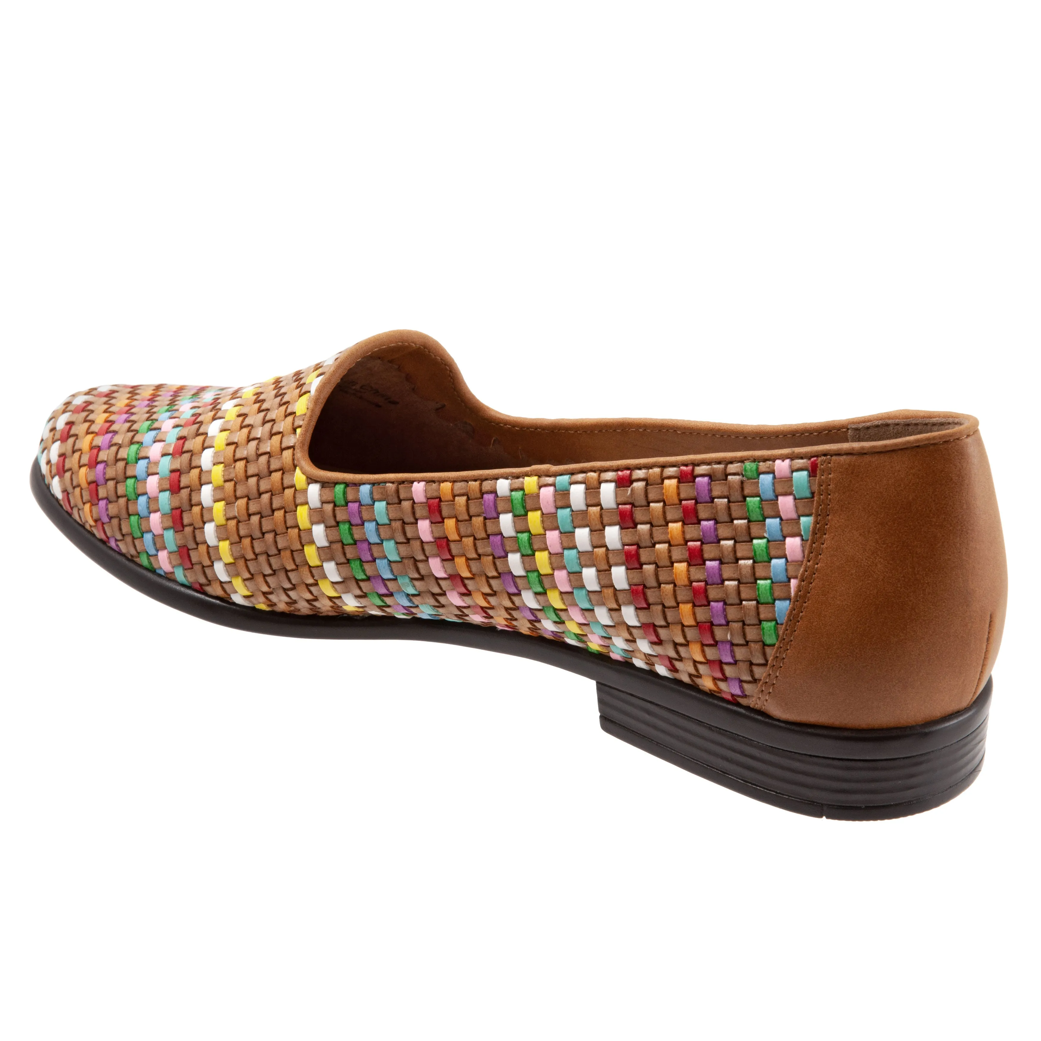 Liz Woven Luggage multi Slip on Shoes