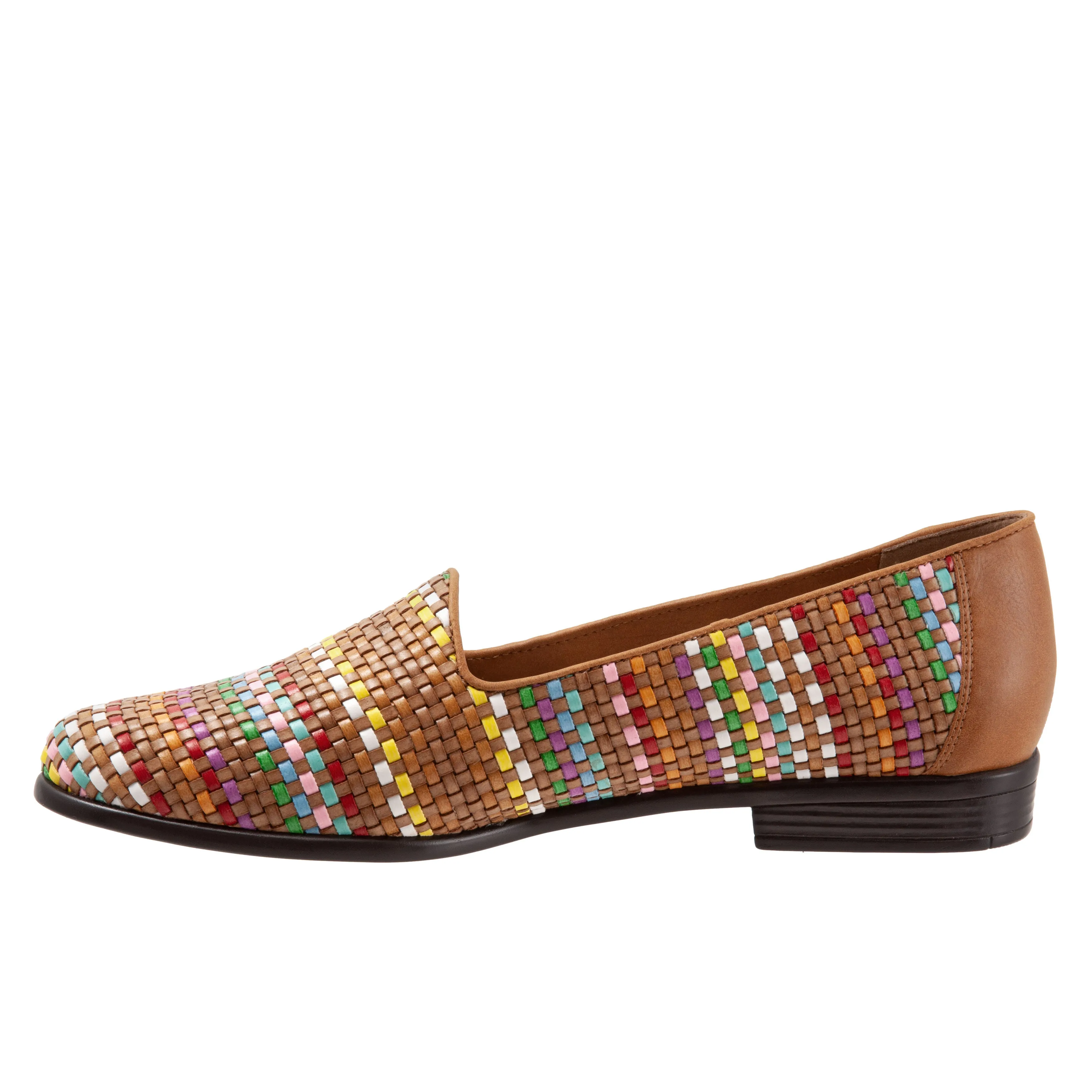 Liz Woven Luggage multi Slip on Shoes