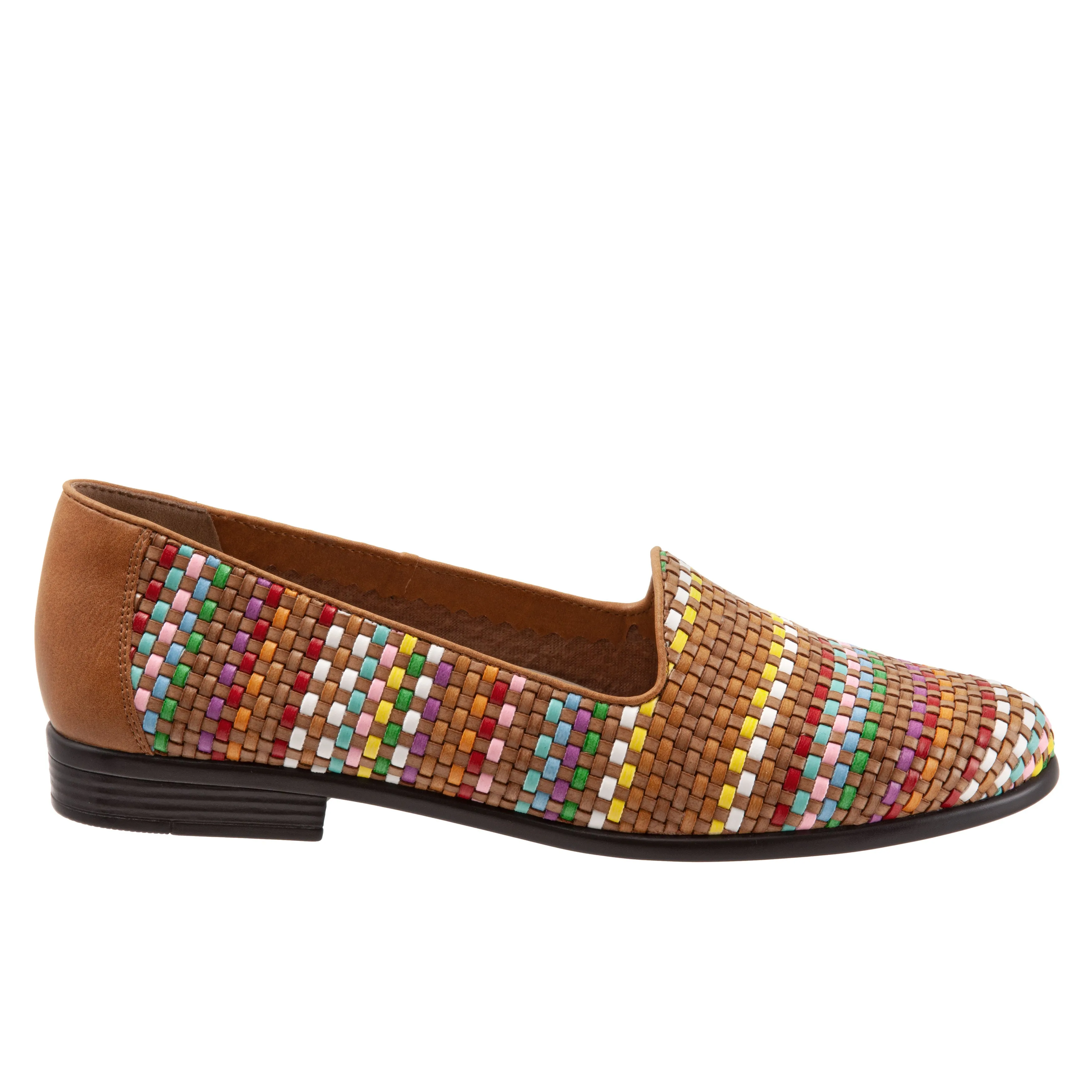 Liz Woven Luggage multi Slip on Shoes