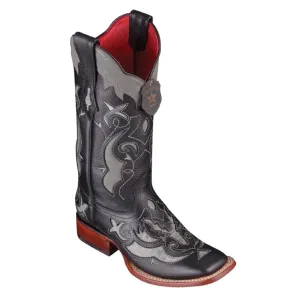 Los Altos Boots Women # 32R0709 Ladies Wide Square Boot| Style Teju Boots | Color Sanded Gray