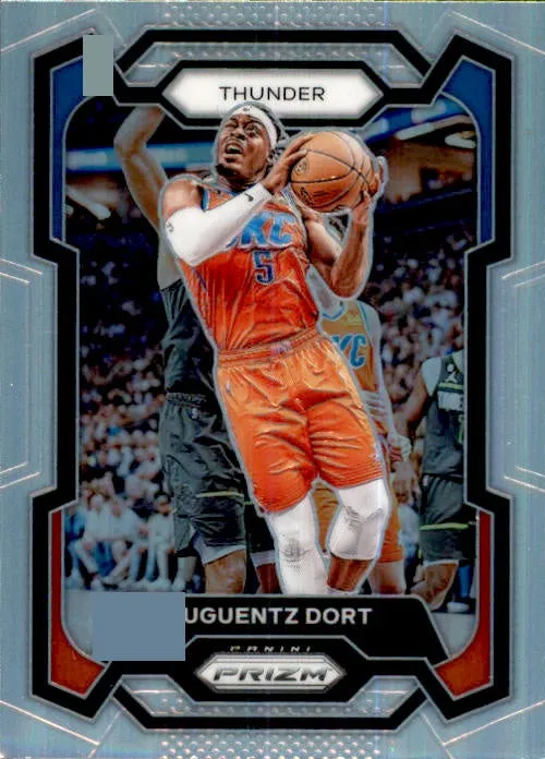 Luguentz Dort, Silver Prizm, 2023-24 Panini Prizm Basketball NBA