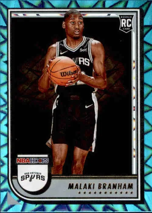 Malaki Branham, RC, Teal Explosion, 2022-23 Panini Hoops Basketball NBA