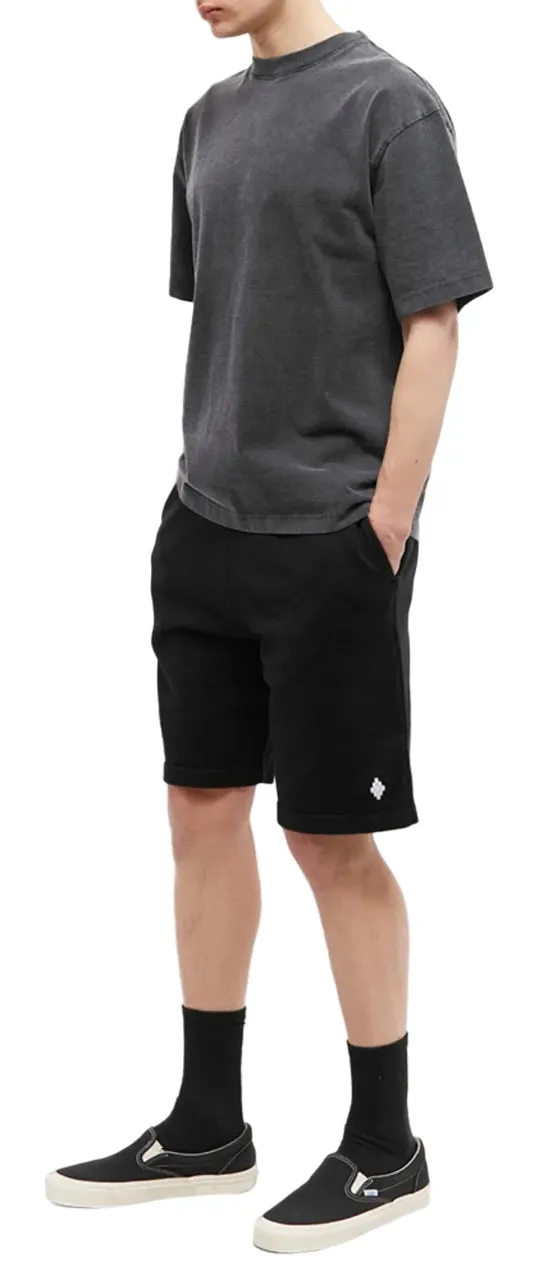 Marcelo Burlon Cross Basket Shorts Black White