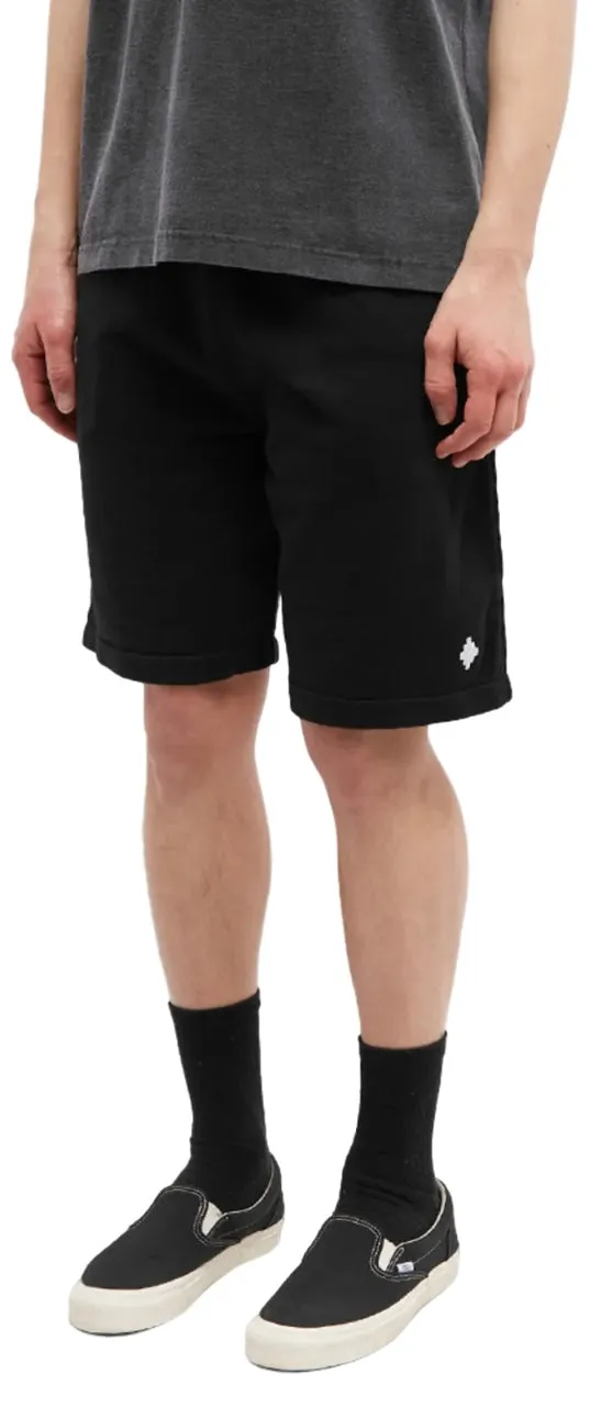 Marcelo Burlon Cross Basket Shorts Black White