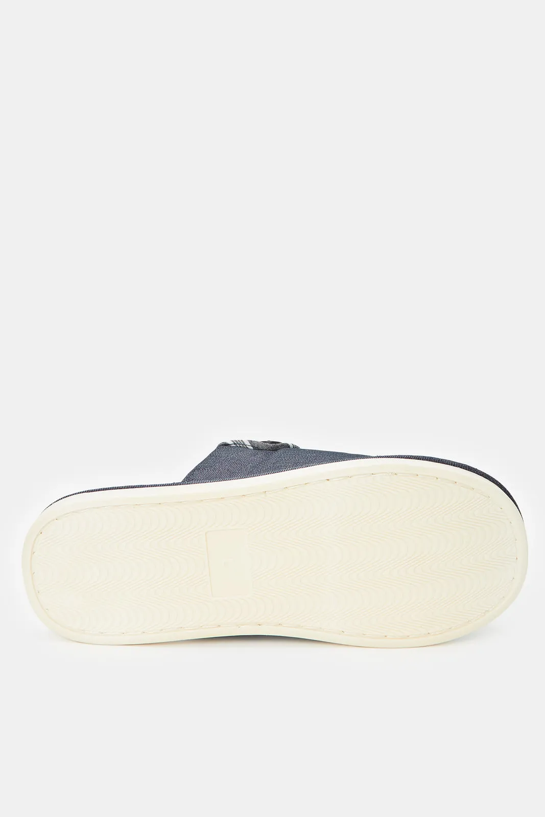 Men Plain Grey Slippers