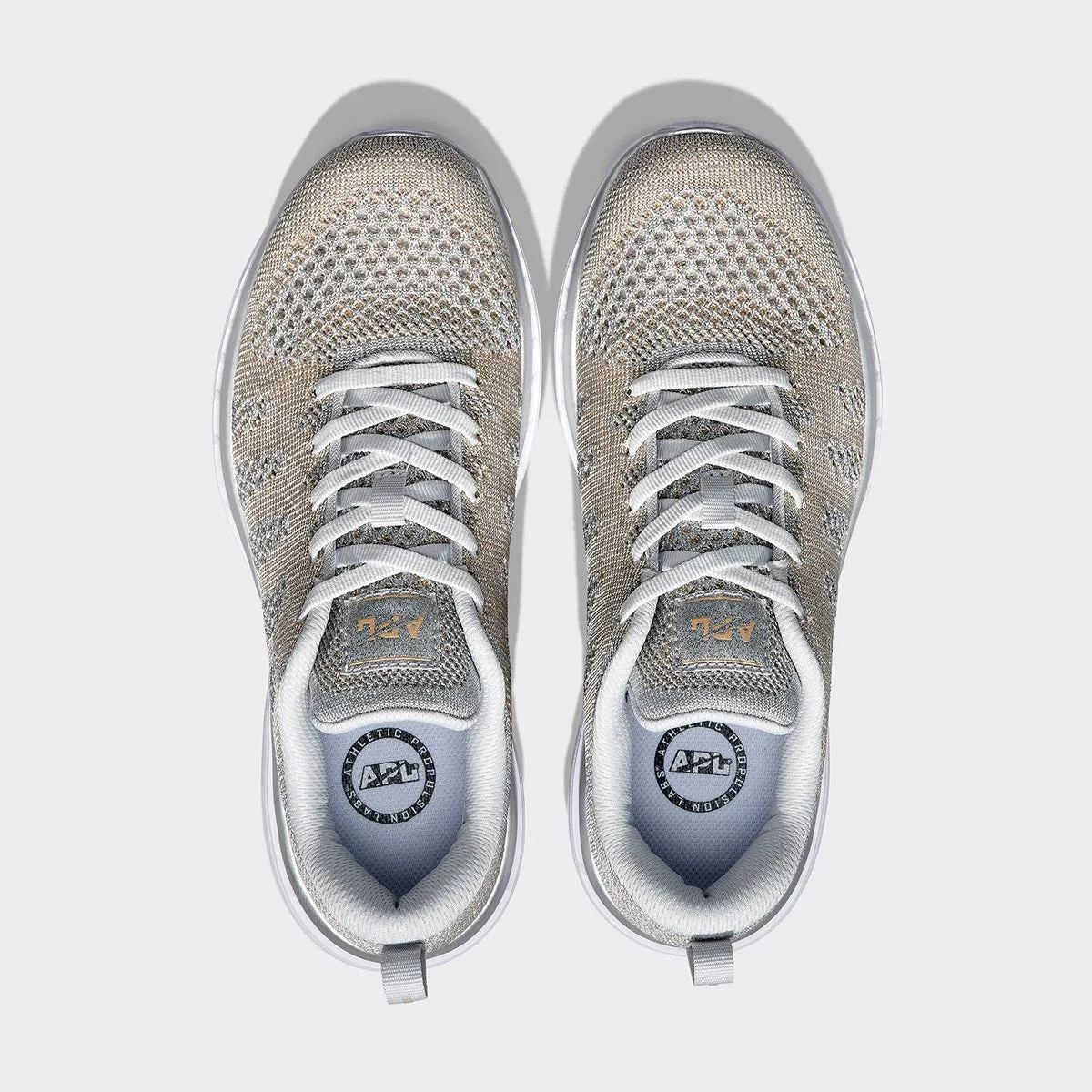 Men's TechLoom Pro Metallic Silver / Champagne / White