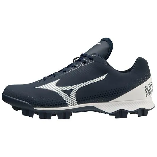 New Mizuno Wave LightRevo Baseball Cleats Navy Men's Size 9