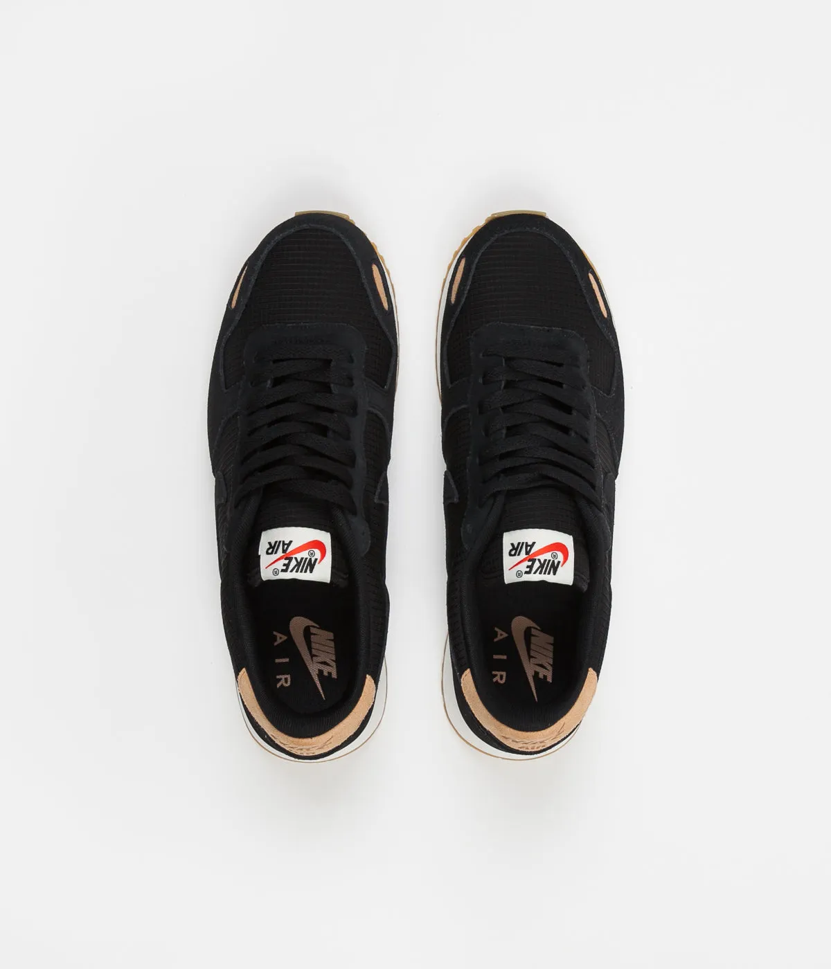 Nike Air Vortex Leather Shoes - Black / Black - Praline - Sail