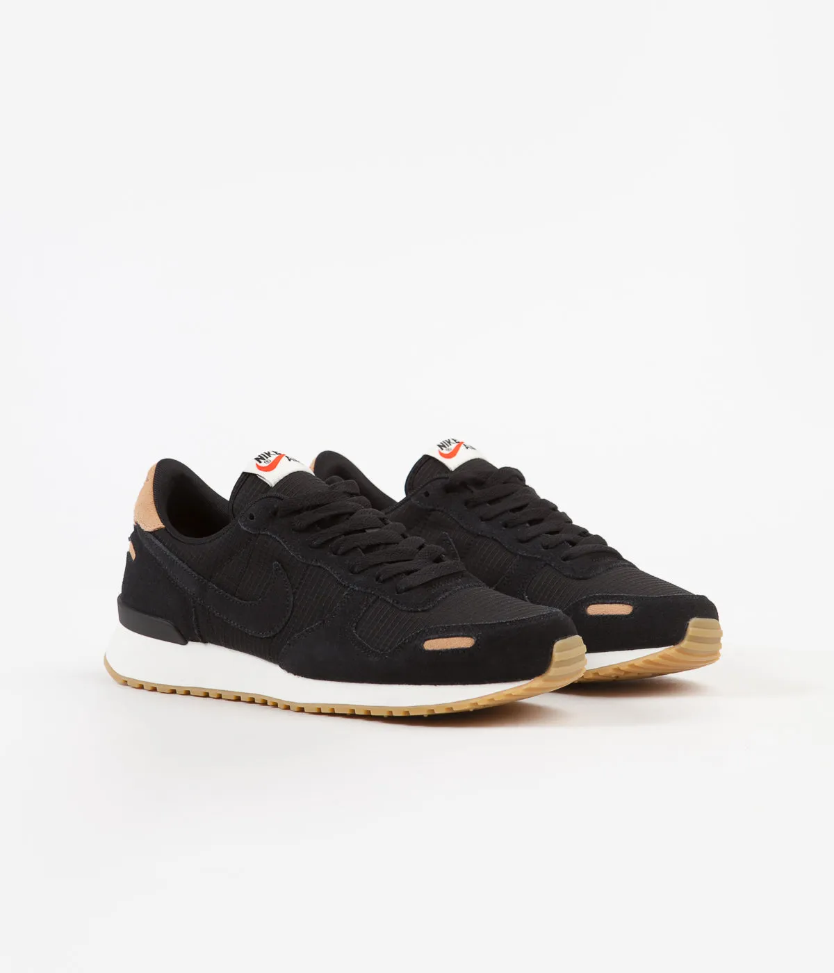 Nike Air Vortex Leather Shoes - Black / Black - Praline - Sail