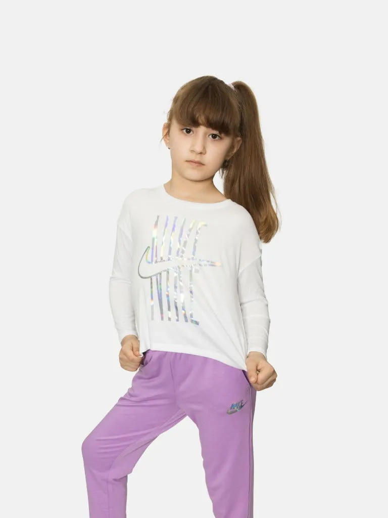 Nike Junior Sportswear Club Terry Jogger - Violet Purple