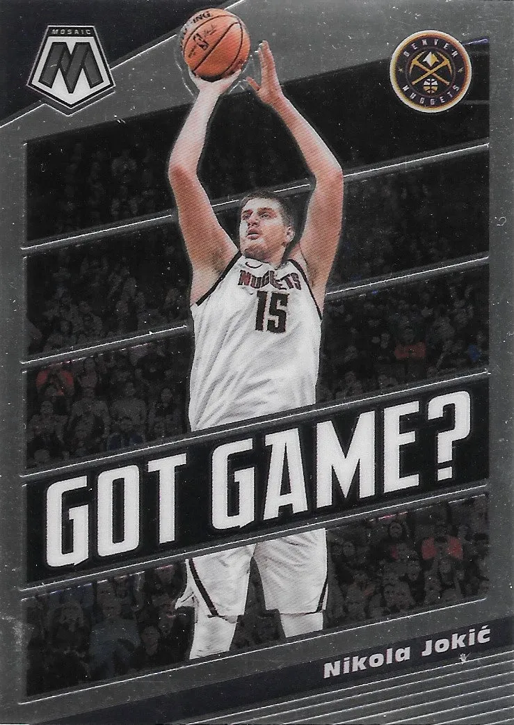 Nikola Jokic, Got Game, 2019-20 Panini Mosaic Basketball NBA