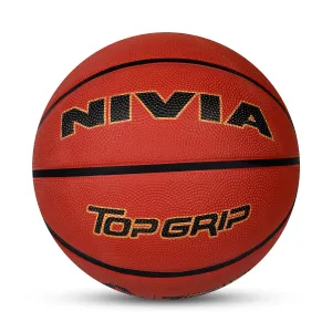 Nivia Top Grip Basketball Size - 7 (Brown)