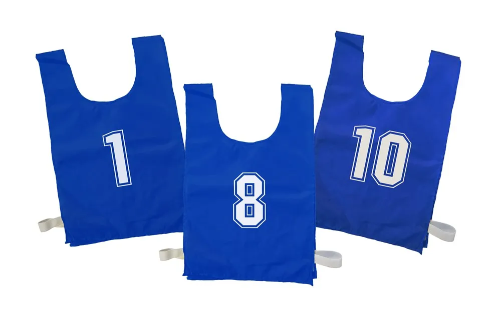 Numbered Sports Bibs 1-10