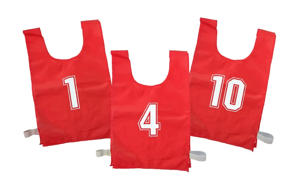 Numbered Sports Bibs 1-10