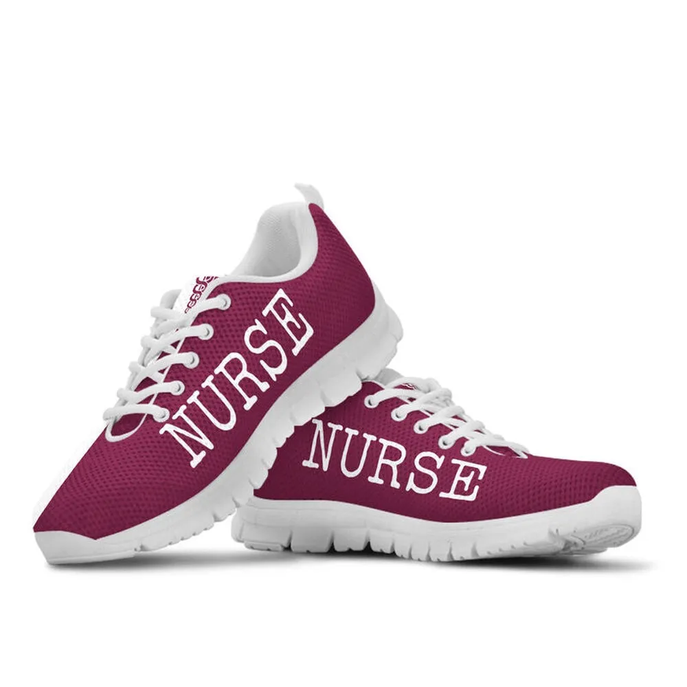 Nurse Sneaker, Nurse Strong Brown White Sneakers Shoes, Best Shoes For Nurses