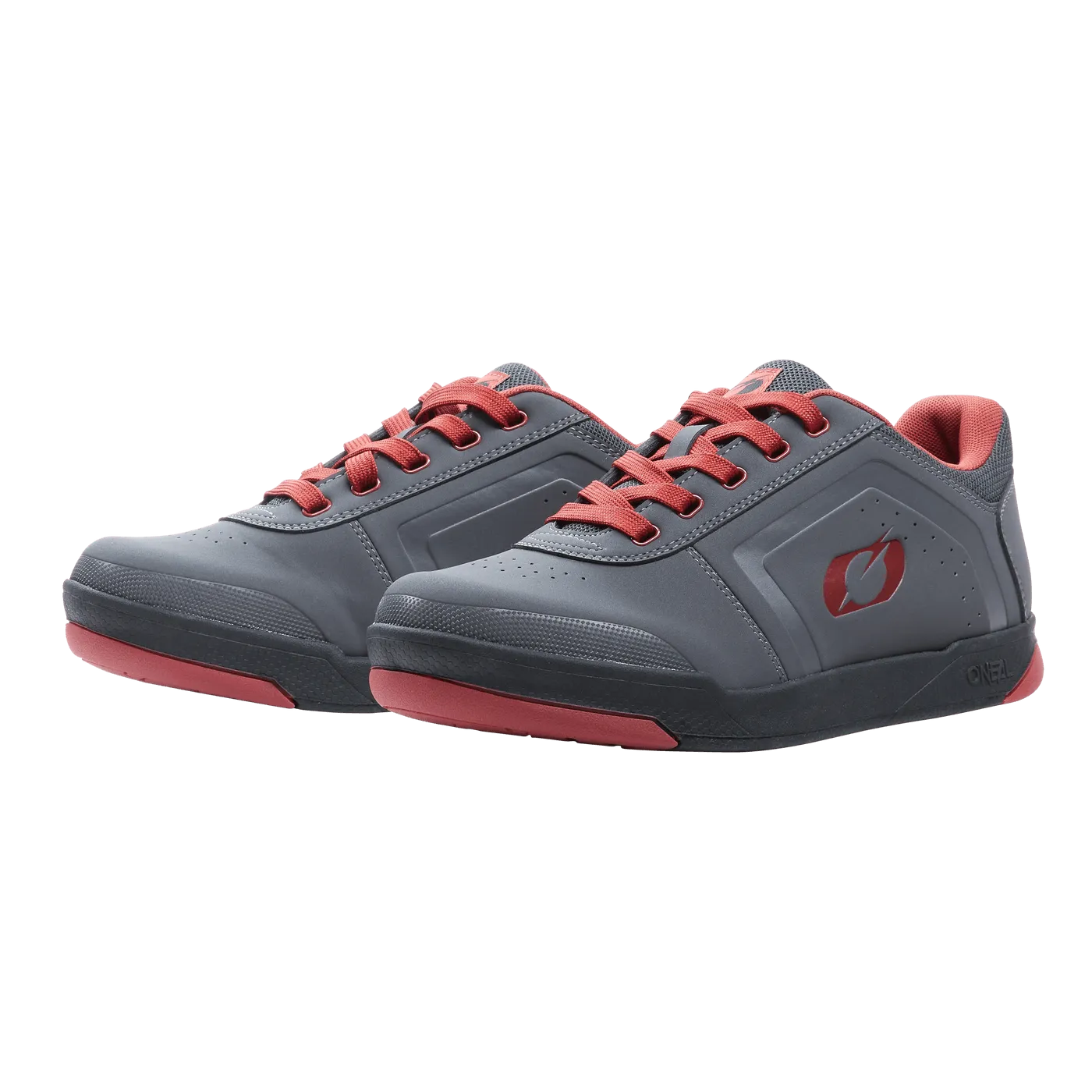 O'Neal Pinned Flat Pedal Shoe Gray/Red