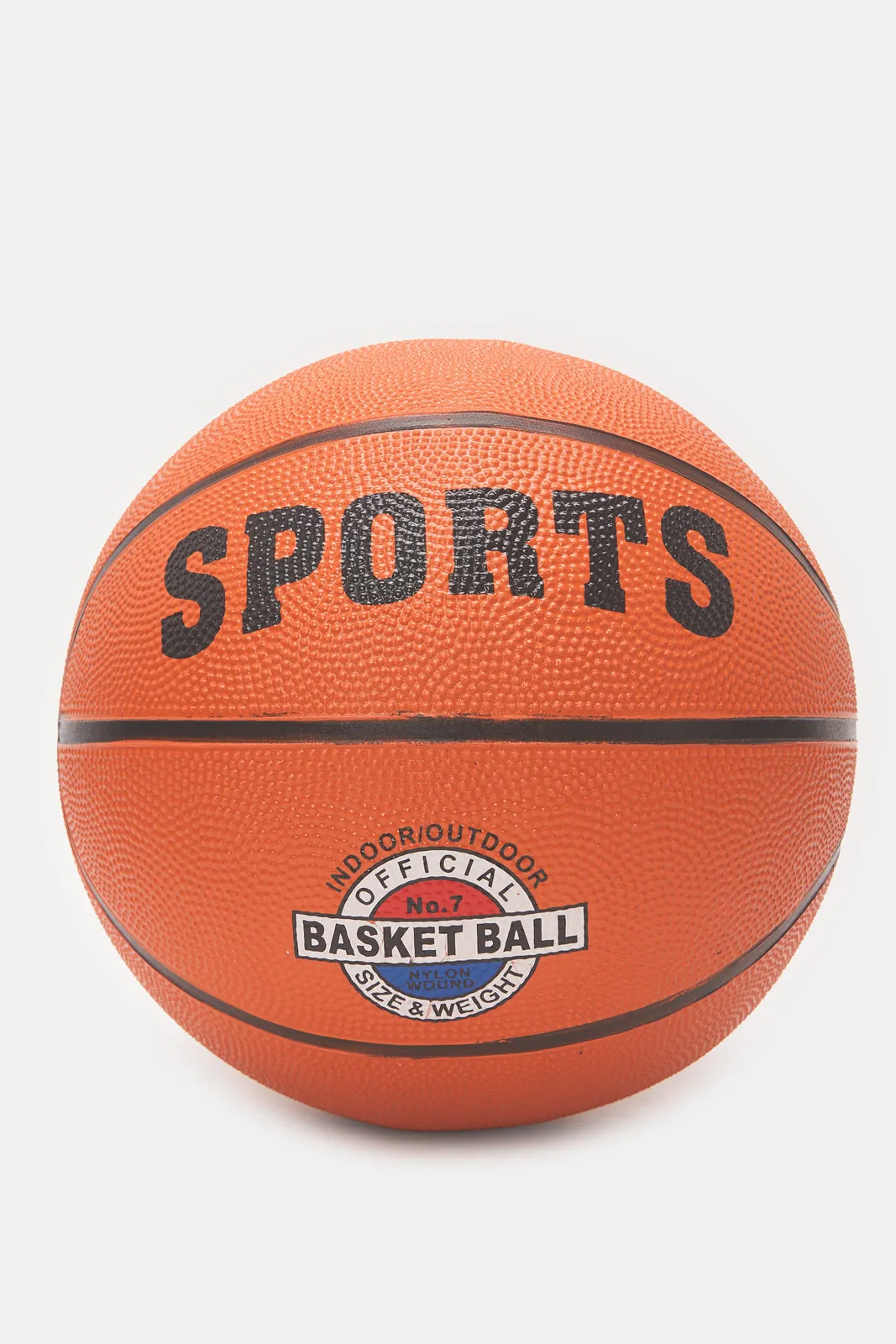 Orange Printed Basketball