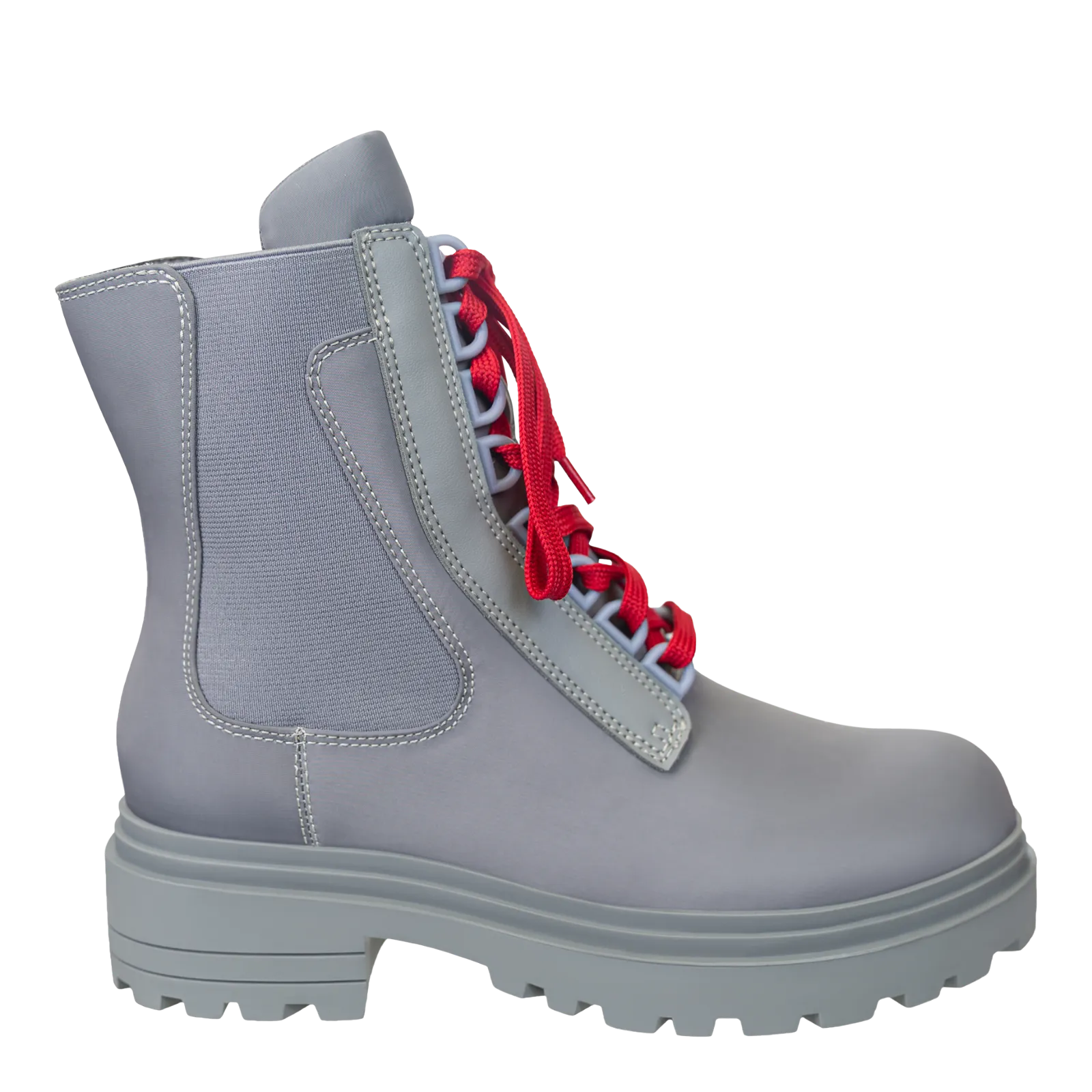 OTBT - COMMANDER in GREY Combat Boots