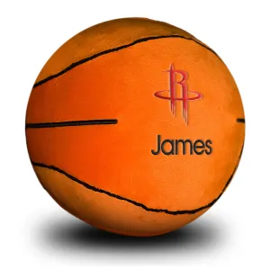 Personalized Houston Rockets Plush Basketball