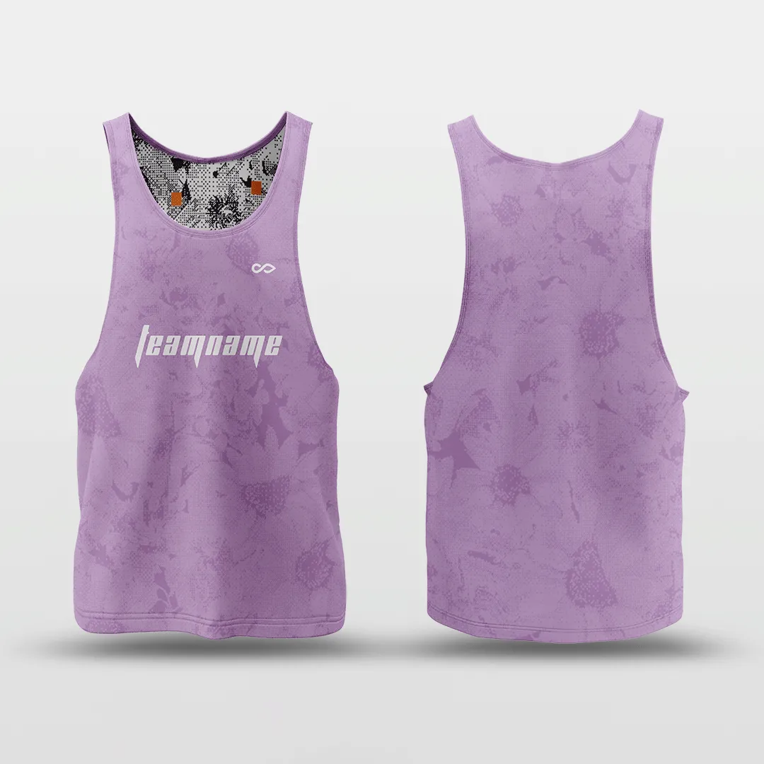 Pixel Flower - Customized Reversible Quick Dry Basketball Jersey