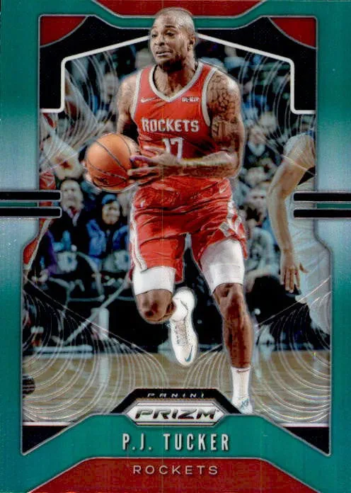 P.J. Tucker, 2019-20 Prizm Basketball GREEN Refractor