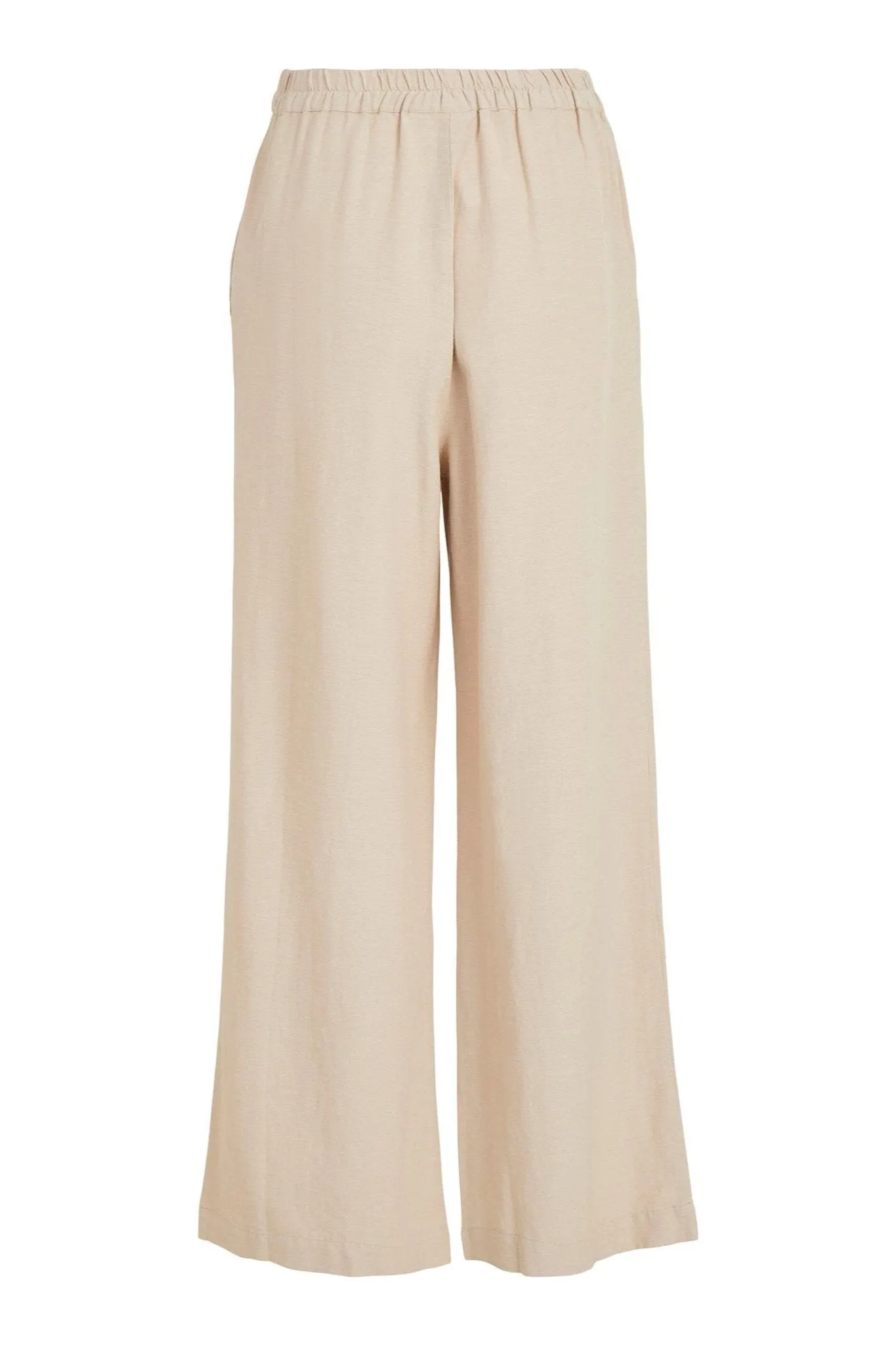 Prisilla High Waist Wide Trousers - Cement