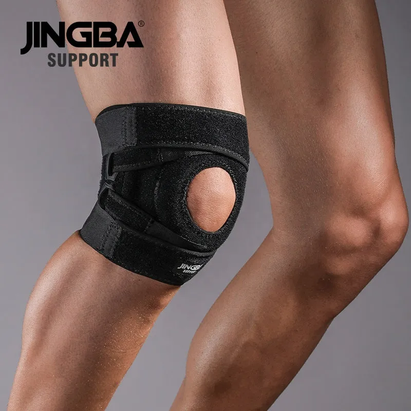 Quick-Drying Sports Knee Support with Stabilizing Pad and Patella Protection