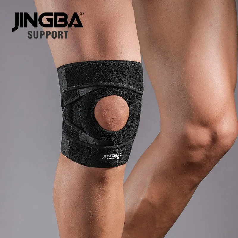 Quick-Drying Sports Knee Support with Stabilizing Pad and Patella Protection