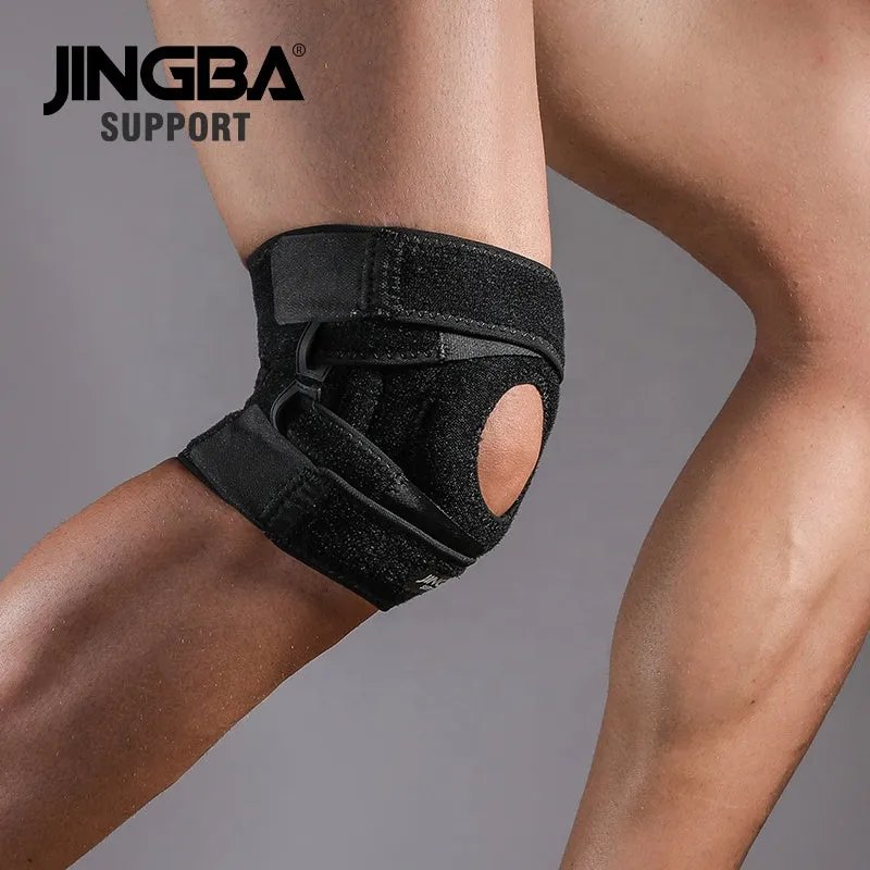 Quick-Drying Sports Knee Support with Stabilizing Pad and Patella Protection