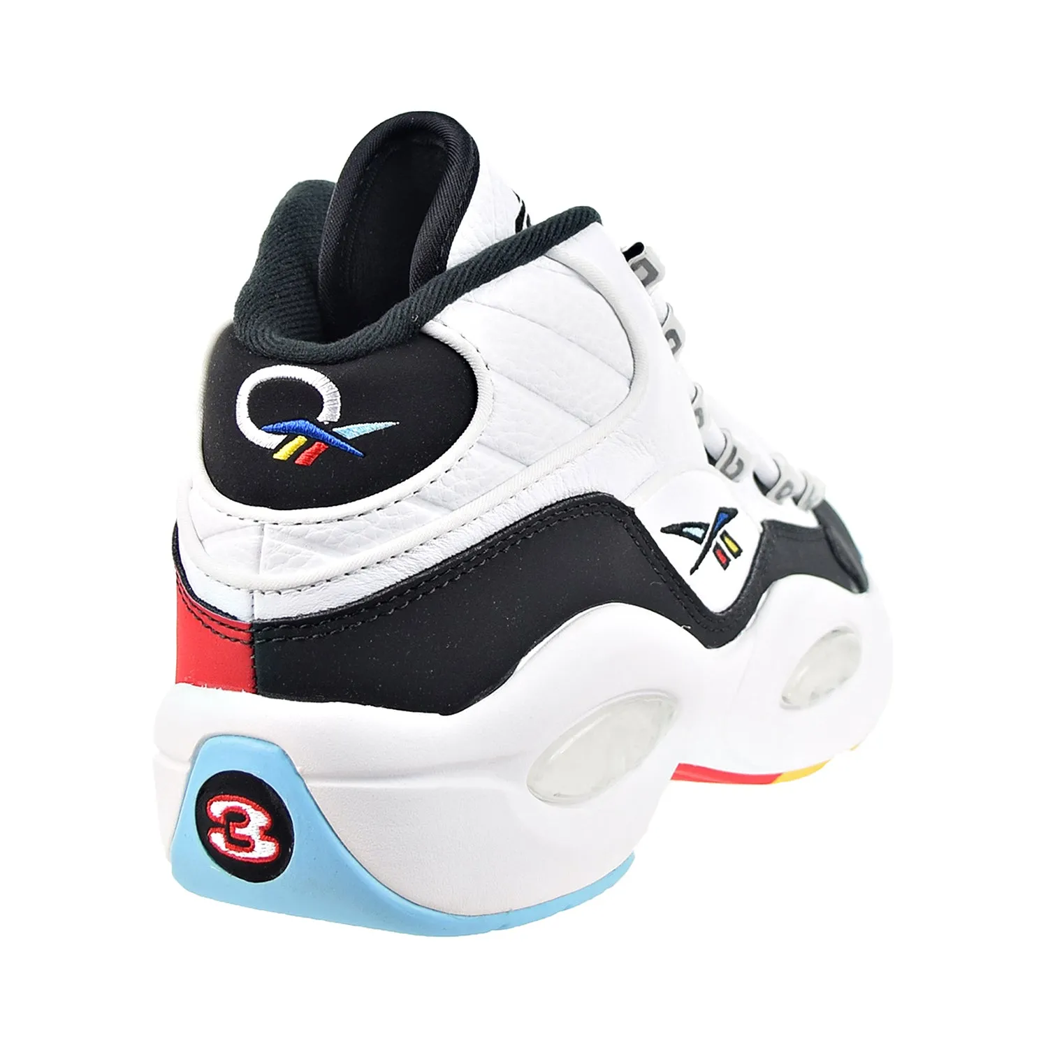 Reebok Question Mid Class Of '16 Men's Shoes White-Black-Red