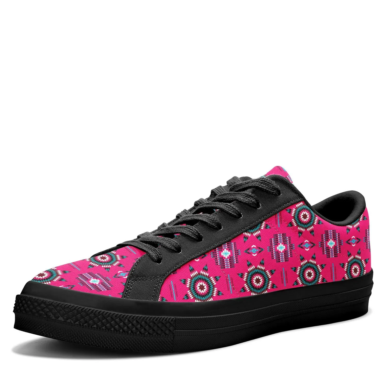 Rising Star Strawberry Moon Aapisi Low Top Canvas Shoes Black Sole