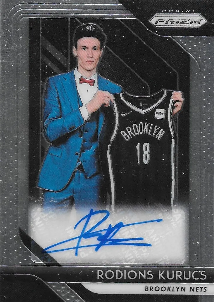 Rodions Kurucs, RC, Rookie Signature, 2018-19 Panini Prizm Basketball NBA