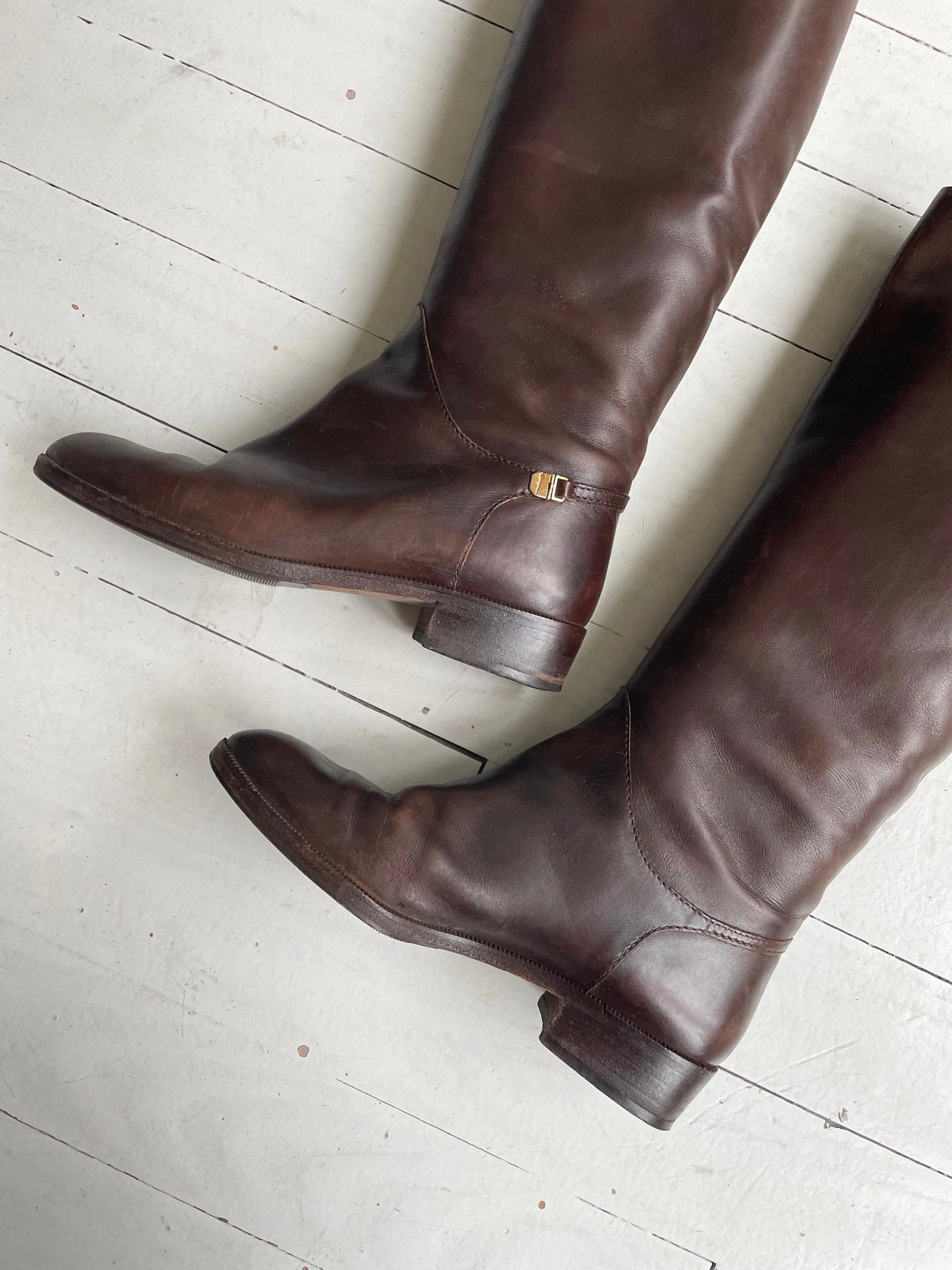 Salvatore Ferragamo Leather Boots