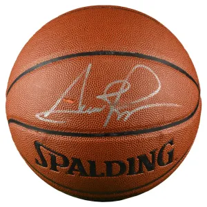 Scottie Pippen Signed Silver Ink NBA Indoor/Outdoor Basketball (JSA)