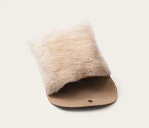 Sheepskin polishing glove