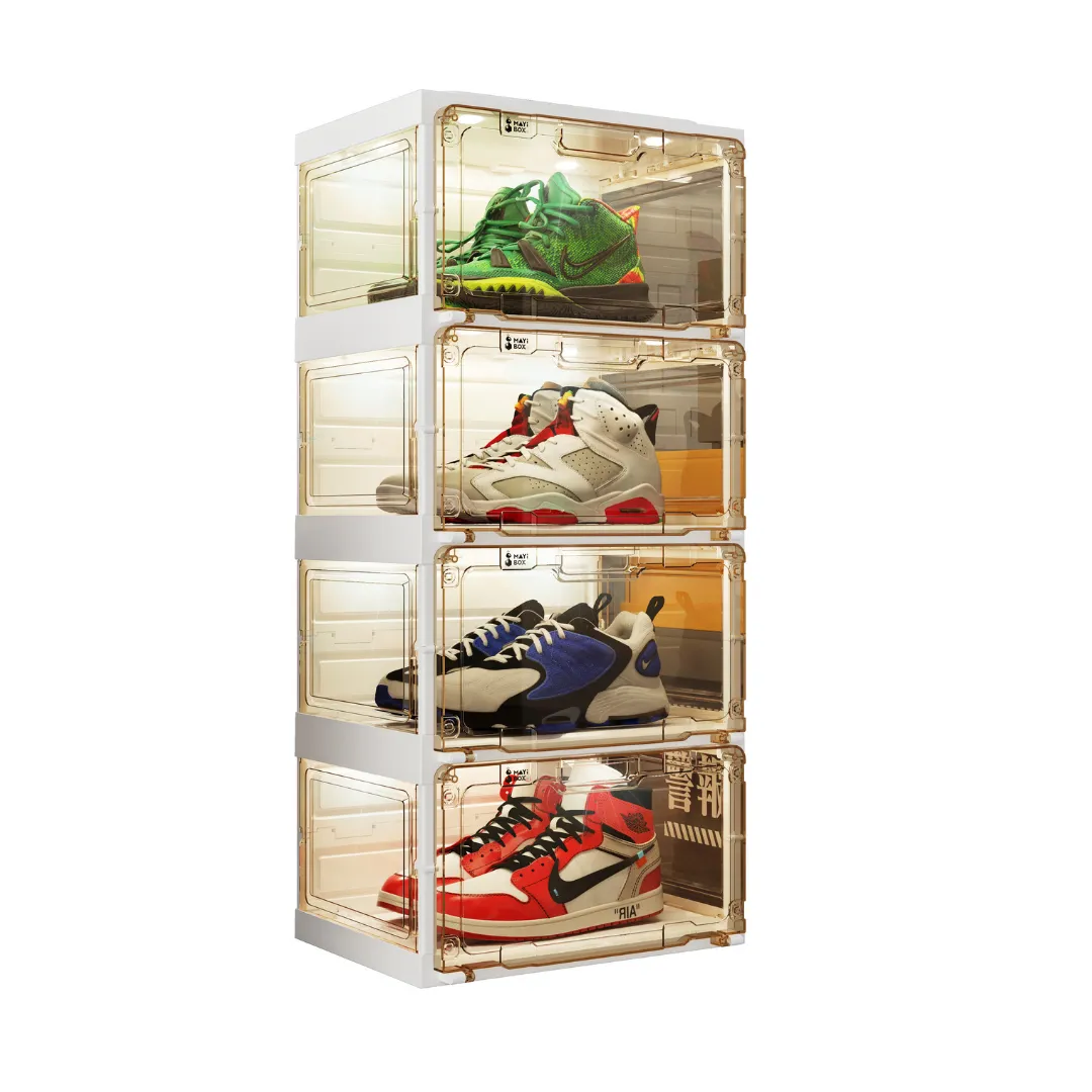 Sneaker Display Shoe Rack with LED Light