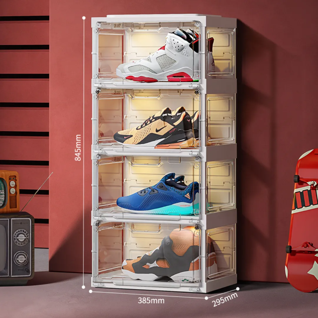 Sneaker Display Shoe Rack with LED Light