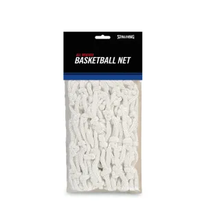 Spaldin Regular All Weather Basketball Net - White