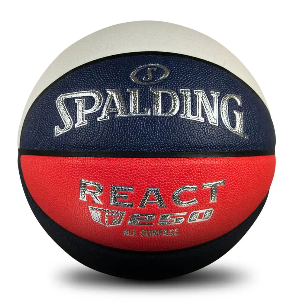 Spalding React TF-250 All Surface Red, White & Blue