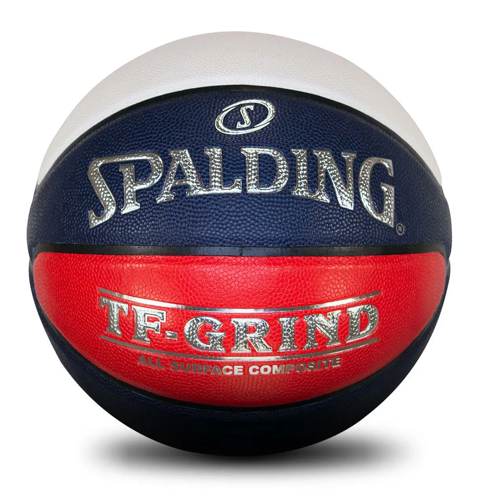 Spalding TF-Grind Size 7 In/Out Training Basketball - Red/White/Blue