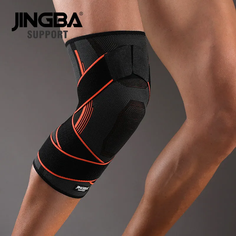 Sports Knee Pads - Adjustable Belt, Power Lifting Support