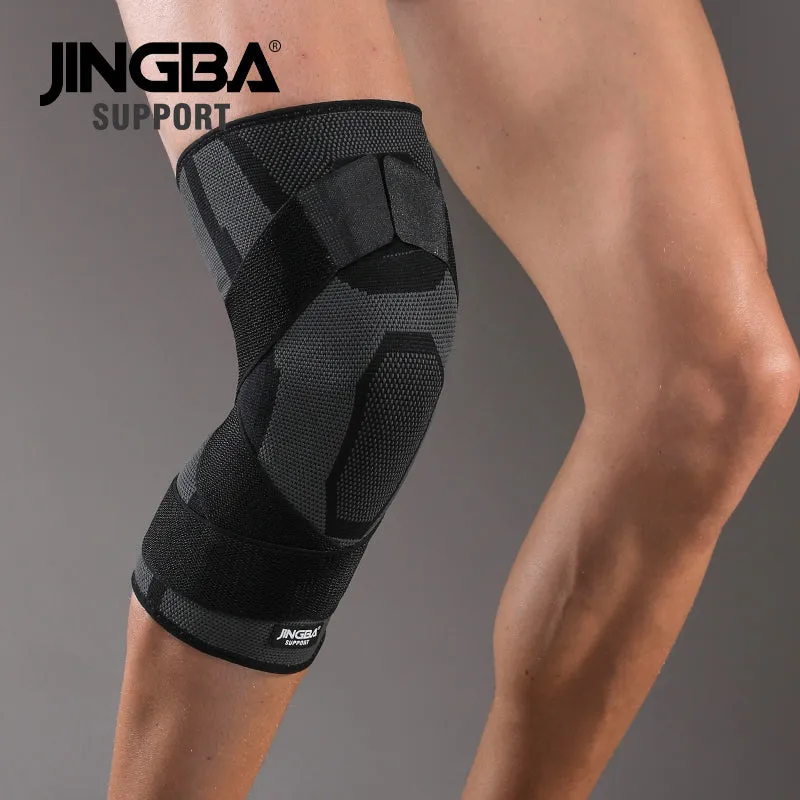 Sports Knee Pads - Adjustable Belt, Power Lifting Support