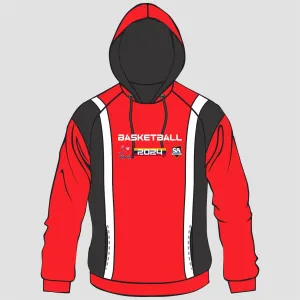 SSSA BASKETBALL EVENT HOODIE Red Black white