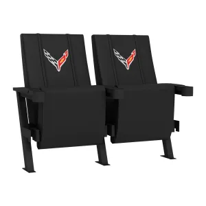 SuiteMax 3.5 VIP Seats with Corvette Symbol Logo