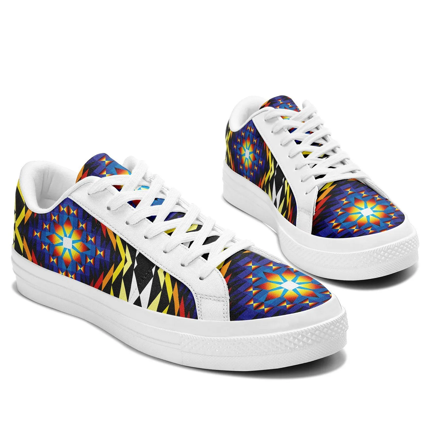 Sunset Blanket Aapisi Low Top Canvas Shoes White Sole