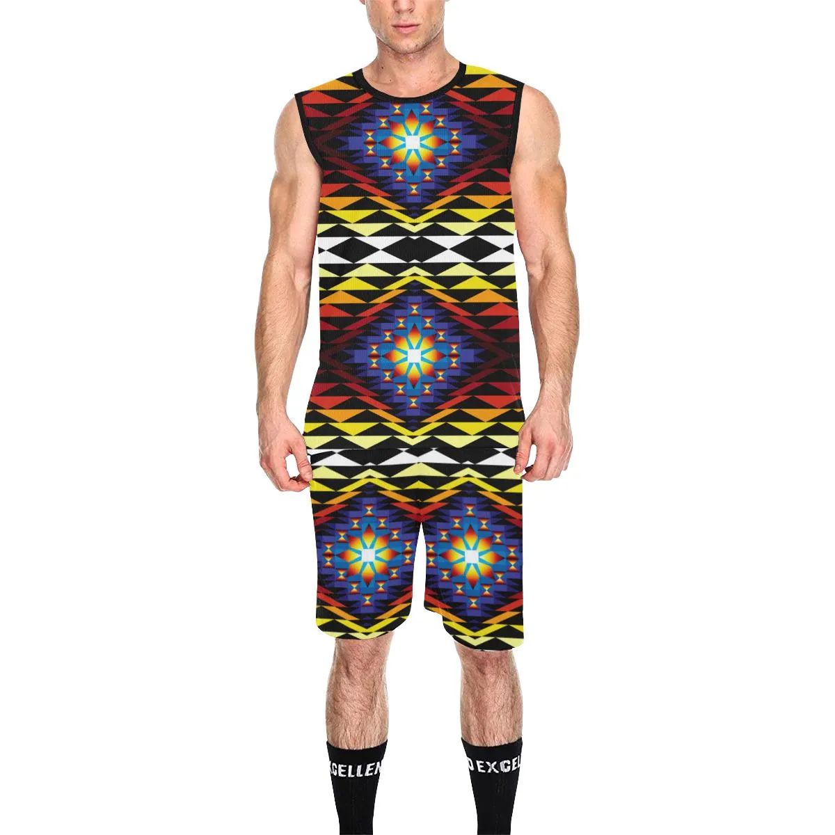 Sunset Blanket Basketball Uniform