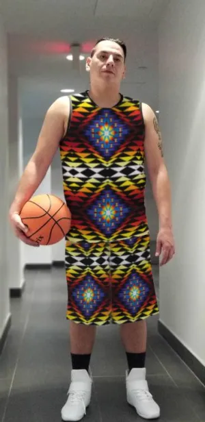 Sunset Blanket Basketball Uniform