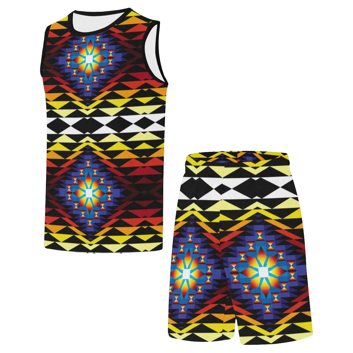 Sunset Blanket Basketball Uniform