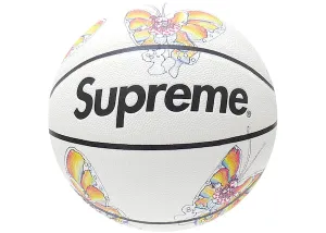 Supreme Gonz Butterfly Spalding Basketball White