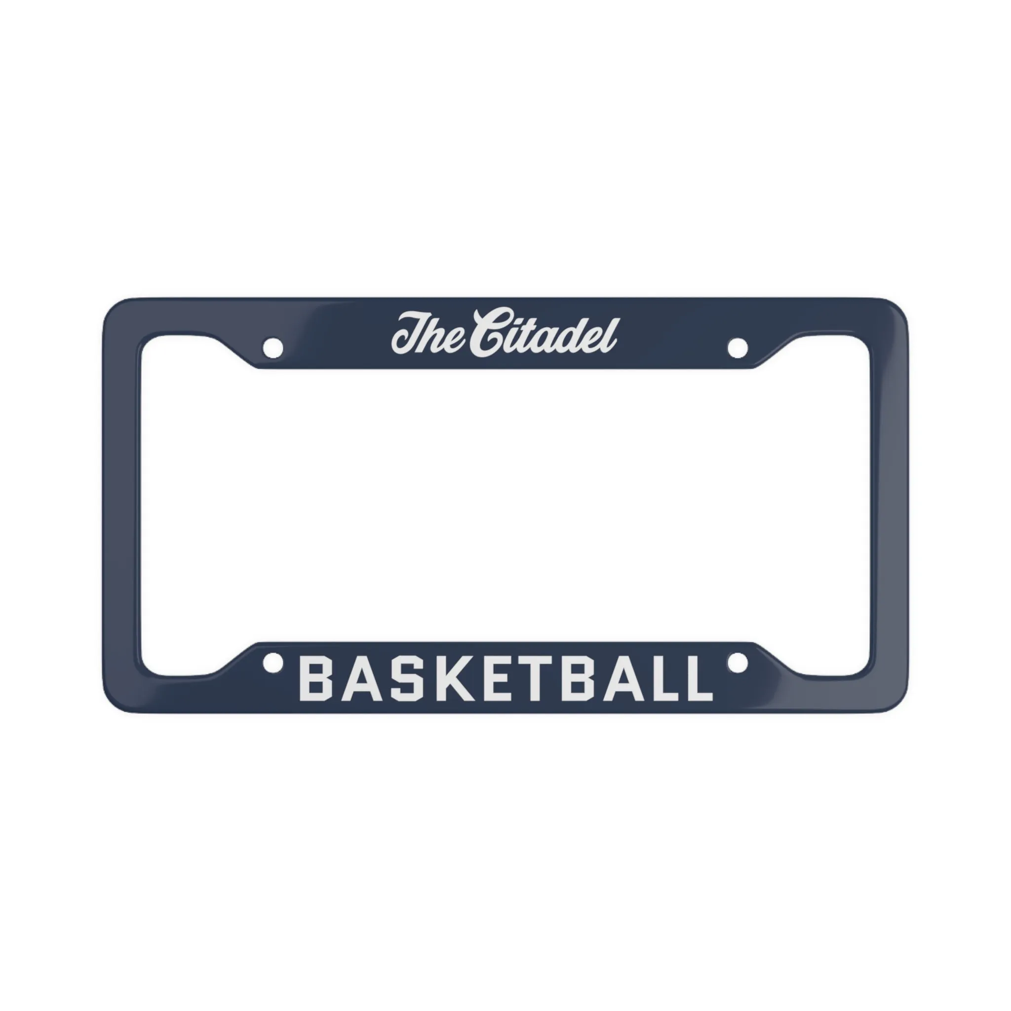 The Citadel,Basketball License Plate Frame